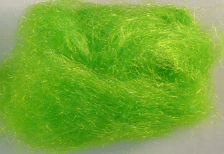 Arctic Snow Dubbing Fly Tying Material Hot Chartreuse