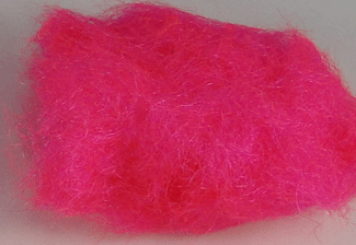Arctic Snow Dubbing Fly Tying Material Hot Pink