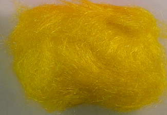 Arctic Snow Dubbing Fly Tying Material Lemon Yellow