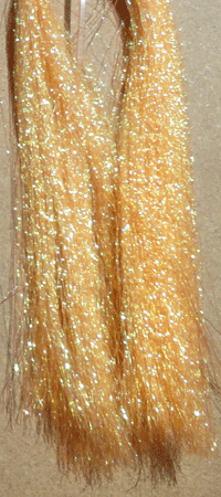 Arctic Ice Fly Tying Pearl Tinsel Pearl Orange