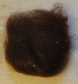 Big Game Dubbing - Mohair long fiber streamer dubbing - Brown