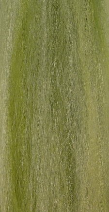 Congo Hair Baitfish Hair Fly Tying Material Synthetic Hair Pale Olive Dace