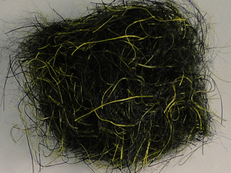 Big Bopper Dubbing Fly Tying Material Black Bass
