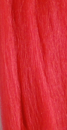 Congo Hair Fly Tying Material Bright Red