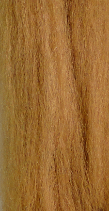 Congo Hair Fly Tying Material Copper Tan