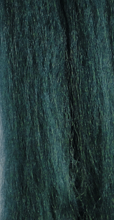 Congo Hair Fly Tying Material Dark Green