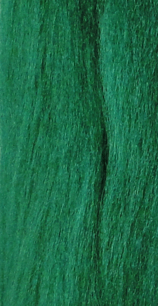 Congo Hair Fly Tying Material Kelly Green