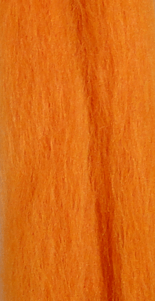 Congo Hair Fly Tying Material Orange