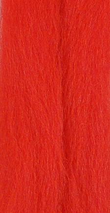 Congo Hair Fly Tying Material Red
