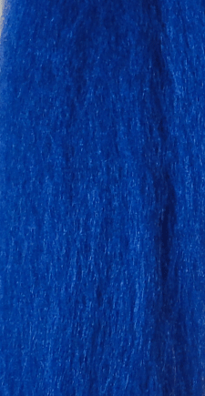 Congo Hair Fly Tying Material Royal Blue
