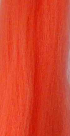 Congo Hair Fly Tying Material Salmon Orange