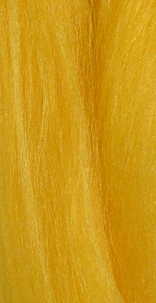 Congo Hair Fly Tying Material Yellow