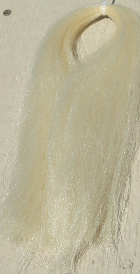 Congo PLUS Synthetic Fly Tying Hair- Pike-Musky-Bass Cream