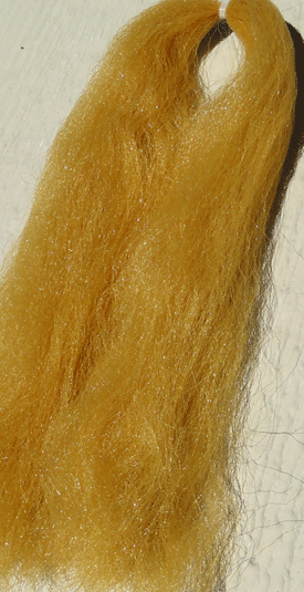 Congo PLUS Synthetic Fly Tying Hair- Pike-Musky-Bass Gold