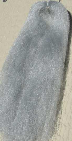 Congo PLUS Synthetic Fly Tying Hair- Pike-Musky-Bass Gray