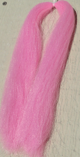 Congo PLUS Synthetic Fly Tying Hair- Pike-Musky-Bass Hot Pink