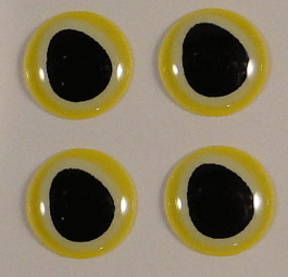 Croc Eyes - Fly Tying 3D Dome Eyes 