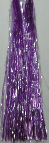 Fish Flash Clear and Clear Colors Fly Tying Tinsel Purple