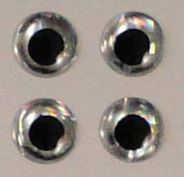 Fisch Eyes Fly Tying Material Silver