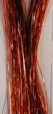 H2O Flash Tinsel Fly Tying Material Copper
