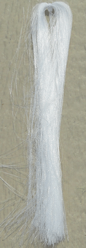 Micro Minnow Flash Very small fly tying tinsel - Hot White
