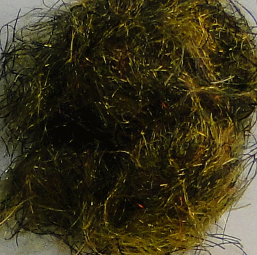 MS Bugger Dub Fly Tying Material - Golden Peacock