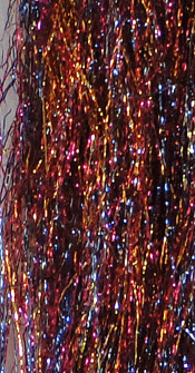 Northern Lights Flash Fly Tying Material Aura Red