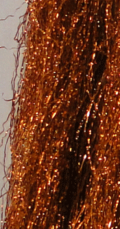 Northern Lights Flash Fly Tying Material Copper Hot White