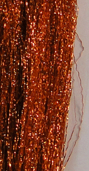 Northern Lights Flash Fly Tying Material Copper Orange
