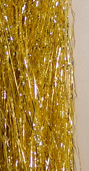 Northern Lights Flash Fly Tying Material Gold Yellow