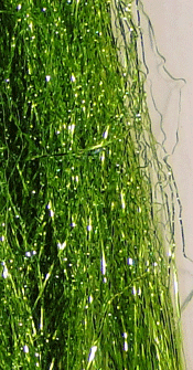 Northern Lights Flash Fly Tying Material Olive Green Hot Chartreuse