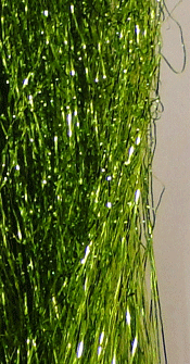 Northern Lights Flash Fly Tying Material Olive Green Yellow