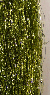 Northern Lights Flash Fly Tying Material Olive Olive