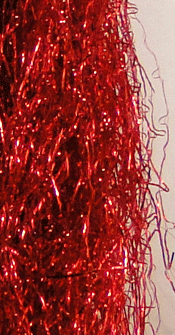 Northern Lights Flash Fly Tying Material Red Red