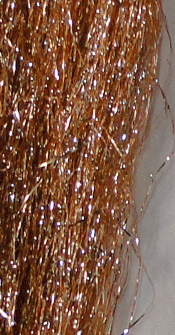 Northern Lights Flash Fly Tying Material Silver Orange