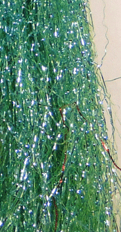 Northern Lights Flash Fly Tying Material Turquoise Hot Chartreuse