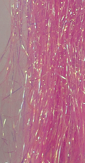 Pearl Web Fly Tying Material Hot Pink