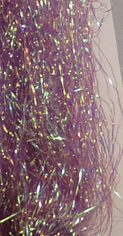 Pearl Web Fly Tying Material Purple