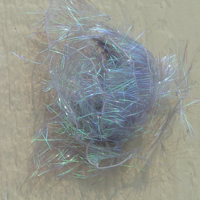 Polar Ice Polar Chenille 1" Long One Side Chenille - Bait Gray