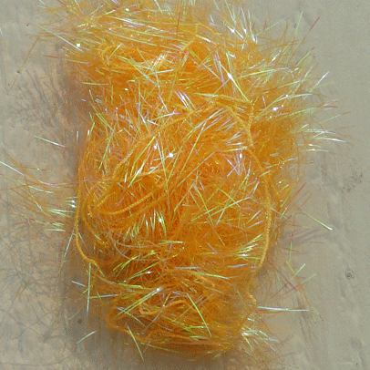 Polar Ice Polar Chenille 1" Long One Side Chenille - Bait Orange