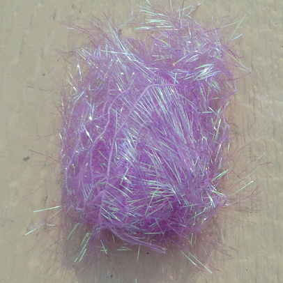 Polar Ice Polar Chenille 1" Long One Side Chenille - Bait Purple
