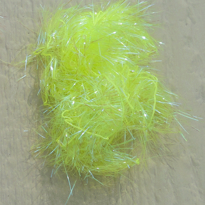 Polar Ice Polar Chenille 1" Long One Side Chenille - Hot Yellow