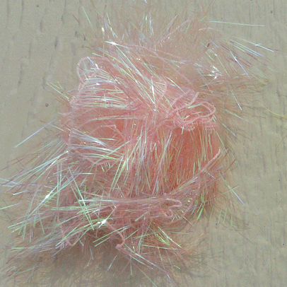 Polar Ice Polar Chenille 1" Long One Side Chenille - Shrimp
