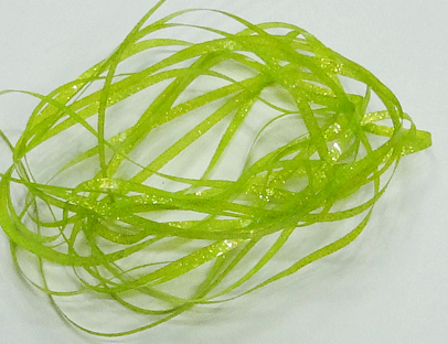SP Pearsl Bug Back Fly Tying Material Nymph Back Material Chartreuse