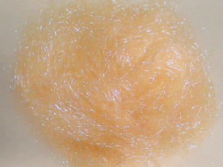 StarBurst Dubbing Fly Tying Material Light Orange