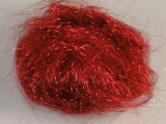 StarBurst Dubbing Fly Tying Material Metallic Red