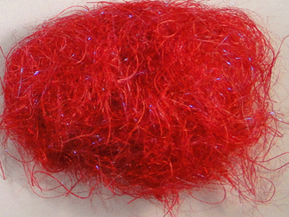 The Kraken Enhanced Dubbing Fly Tying Material Red
