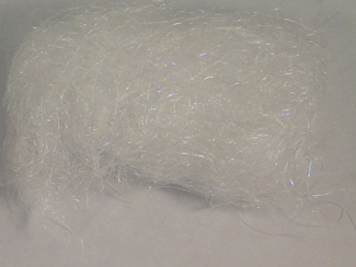 The Kraken Enhanced Dubbing Fly Tying Material Hot White