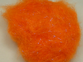 UV-X Dubbing - UV Fly Tying Materials Bright Orange Caddis