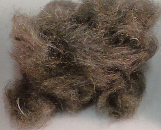 Wee Folk Dubbing Fly Tying Material MUD Dun